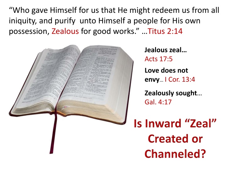 Embracing Zeal for God's Work: Insights from Scripture