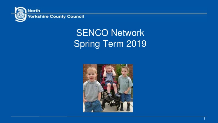 SENCo Network Spring Term 2019 Update