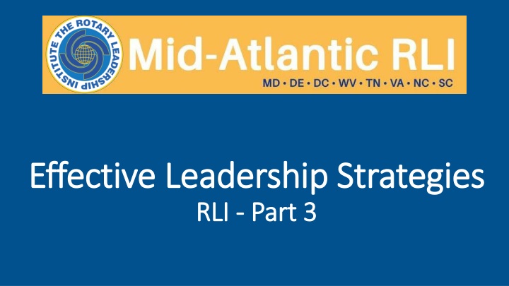 Effective Leadership Strategies and Building Coalitions for Success