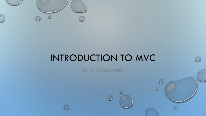 MVC Framework: An Overview
