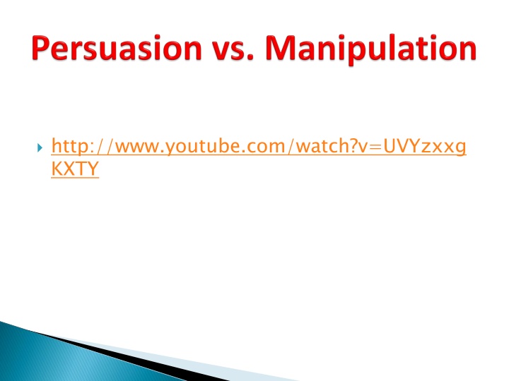 Persuasion and Manipulation in Communication