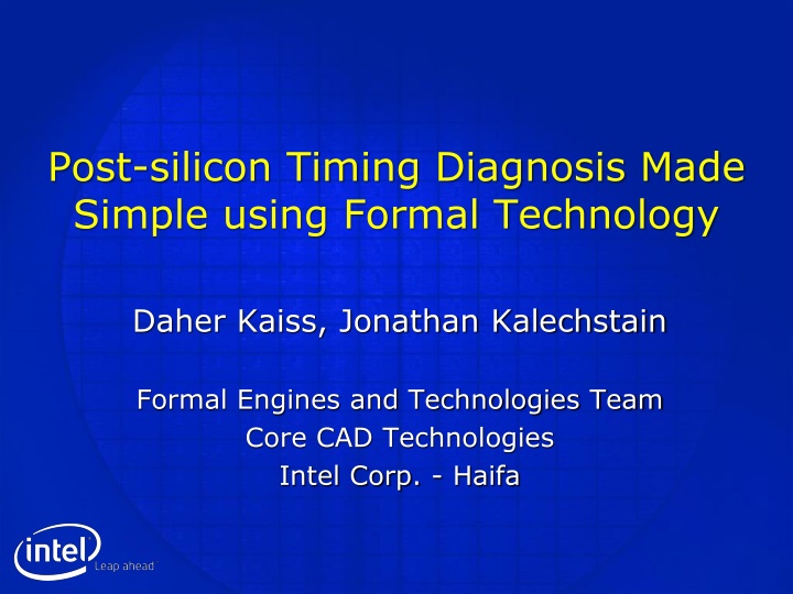 Simplifying Post-Silicon Timing Diagnosis with NGSPA Tool