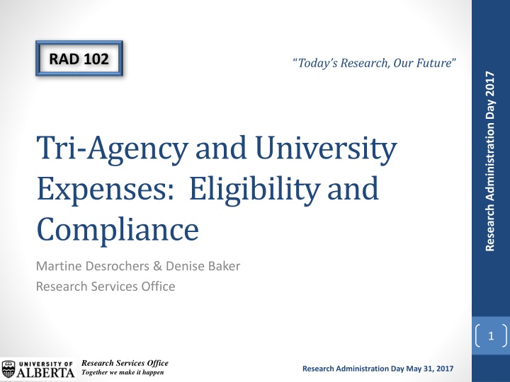 Research Administration Guidelines: Tri-Agency Compliance