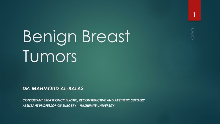 Fibroadenoma - A Benign Breast Tumor