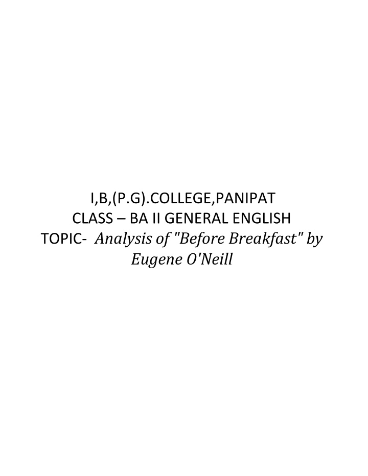 Analysis of 