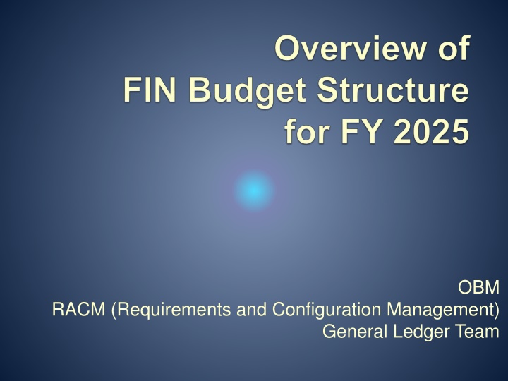 Financial Transactions and Budgetary Control Overview
