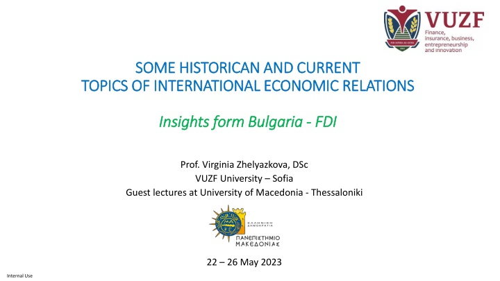 Insights into Bulgaria's Foreign Direct Investment Trends and Economic Policies