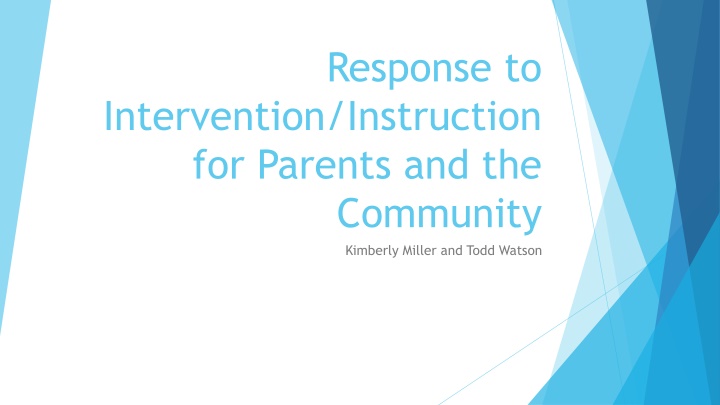 Response to Intervention (RtI) for Effective School Support