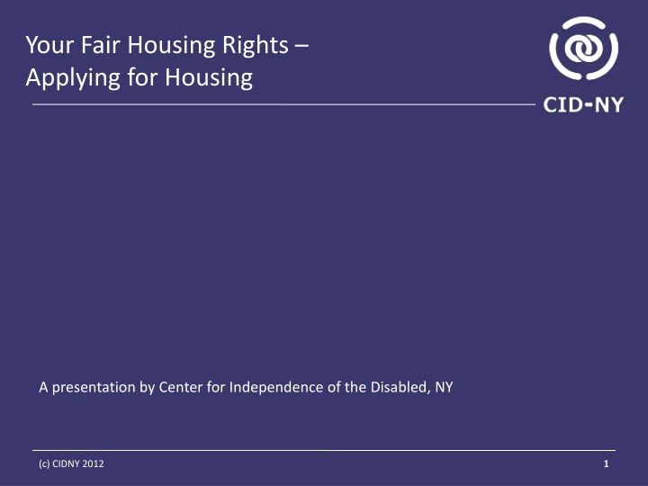 Your Fair Housing Rights When Applying for Housing