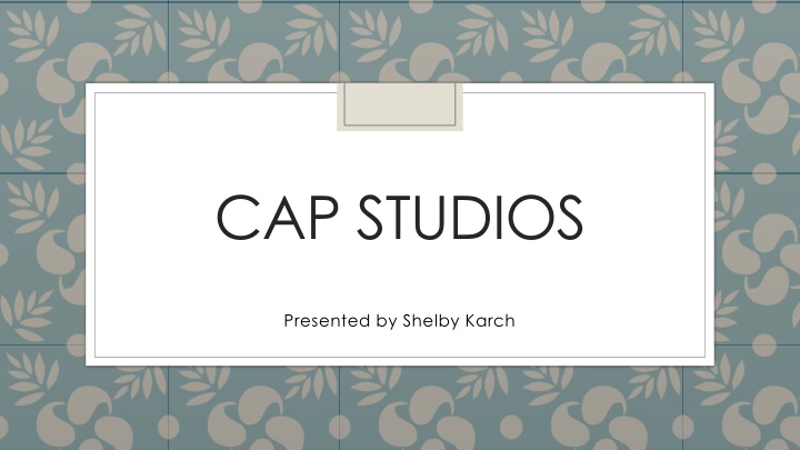 CAP Studios: Peer Writing Assistance Program