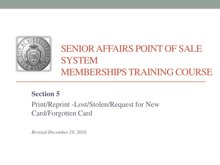 Membership Card Reprint Process - Step-by-Step Guide