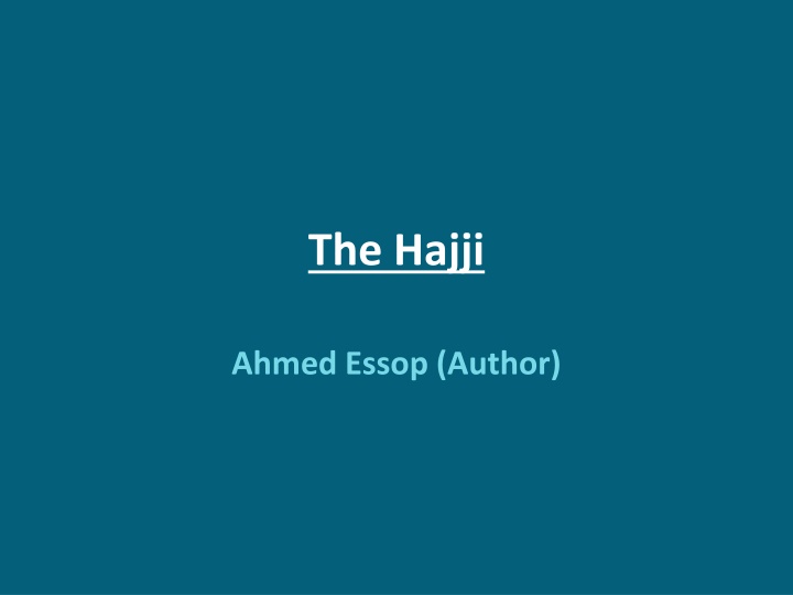 The Hajji - A Compelling Story of Family, Forgiveness, and Pride