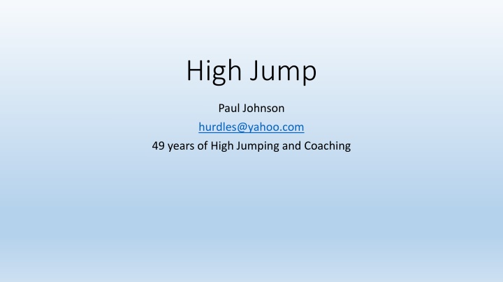 High Jump Coaching Insights: Tips and Drills for Success