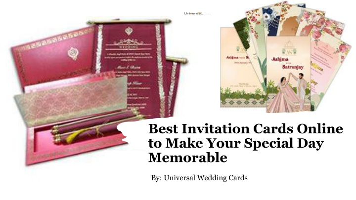 Best Invitation Cards Online to Make Your Special Day Memorable