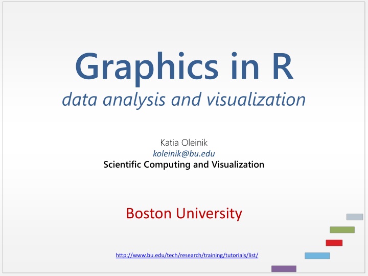 Graphics in R: Data Analysis and Visualization Tutorial