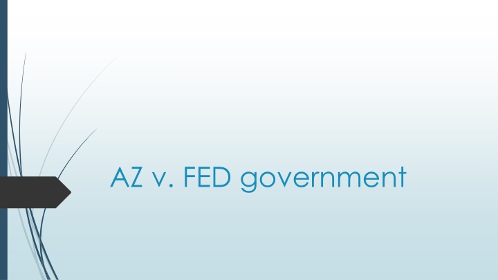 The Government Structure in Arizona