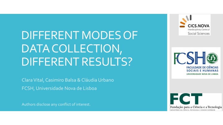 Different Modes of Data Collection: Impact on Alcohol and Drug Consumption Indicators