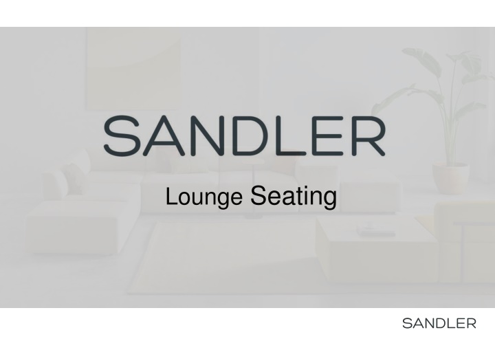 Modern Collection of Stylish Seating Options