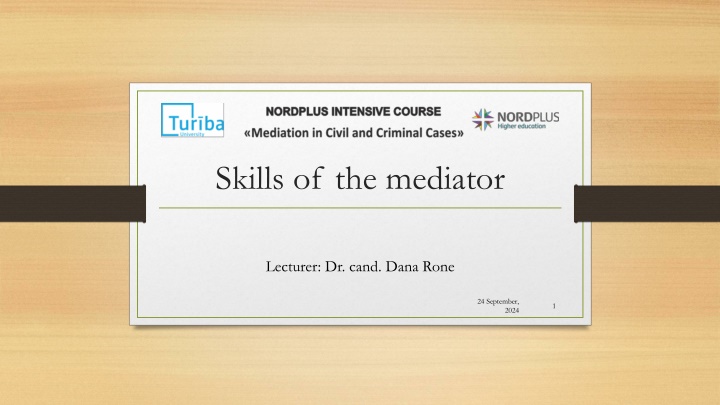 Effective Strategies for Setting the Stage in Mediation Sessions