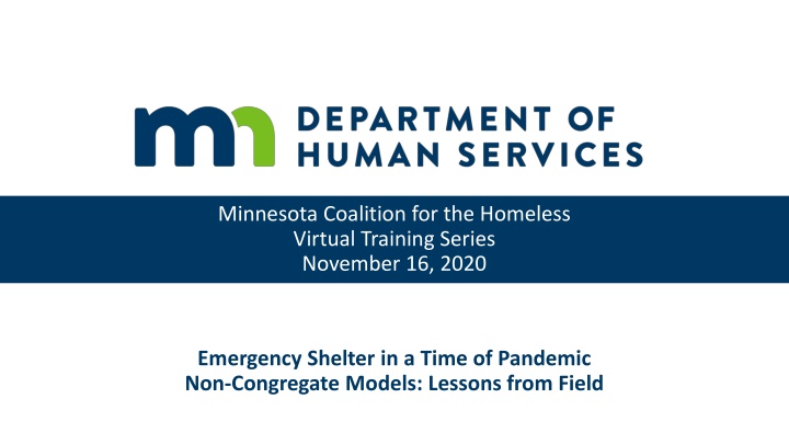 Emergency Shelter Strategies in a Pandemic: Lessons and Insights