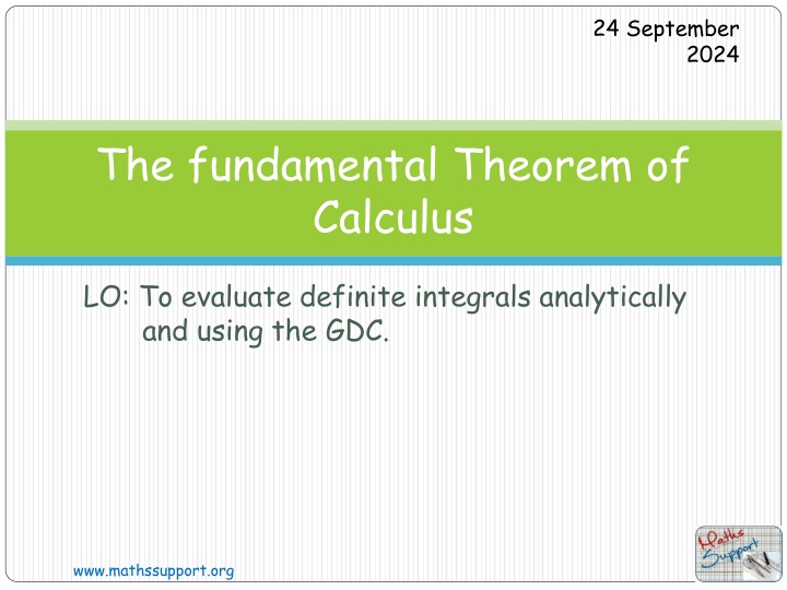 The Fundamental Theorem of Calculus