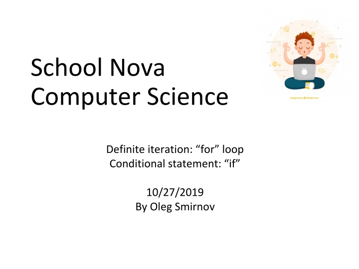 Definite Iteration in Computer Science