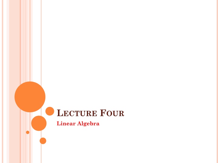 Linear Algebra Concepts: Systems of Equations, Orthogonal Matrix, and Quadratic Forms