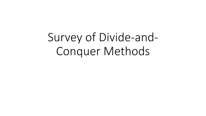 Enhancing Phylogenetic Analysis Using Divide-and-Conquer Methods