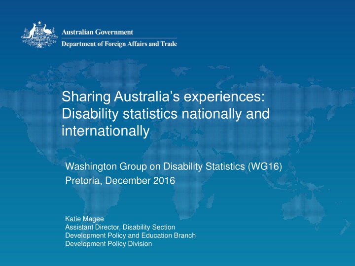 International Efforts for Disability-Inclusive Development