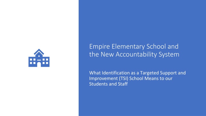 Empire Elementary School's Targeted Support and Improvement (TSI) Identification