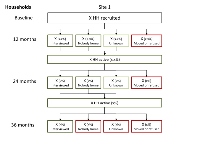 Household and Cohort Nets Recruitment and Activity Patterns