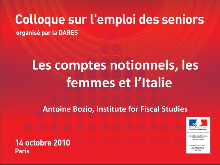 Women's Retirement Challenges in Italy: Insights from NDC and Pension Reforms