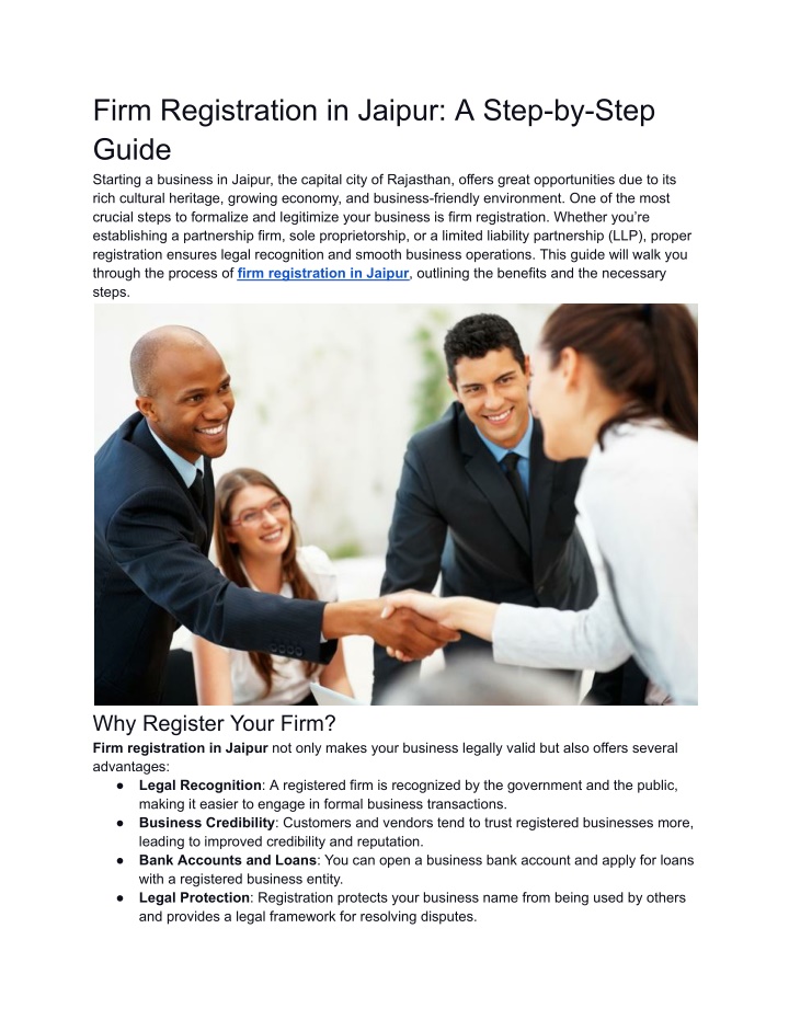 firm registration in jaipur a step by step guide n.w