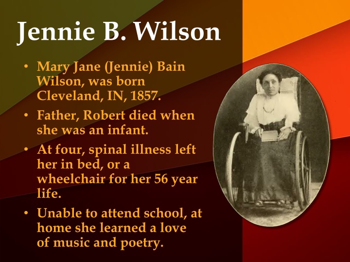 The Inspiring Life and Hymns of Jennie B. Wilson