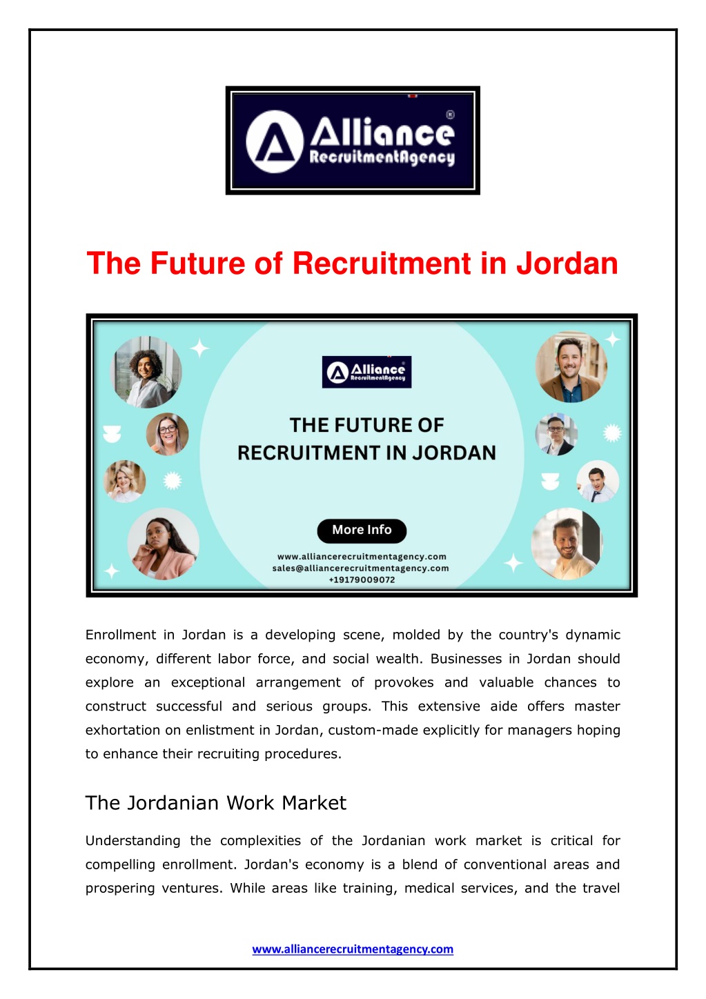 the future of recruitment in jordan l.w