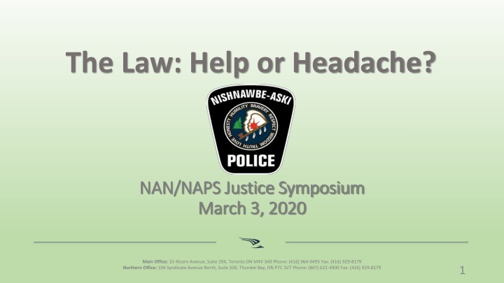 Legal Considerations in Law Enforcement Scenarios