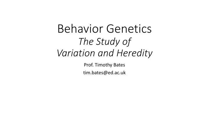 Unraveling the Complexity of Behavior Genetics: Insights and Applications