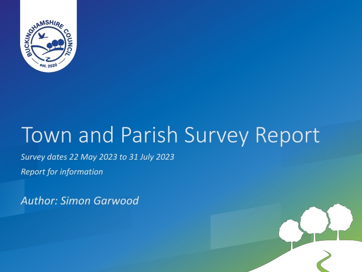 Town and Parish Survey Report: Key Findings and Insights