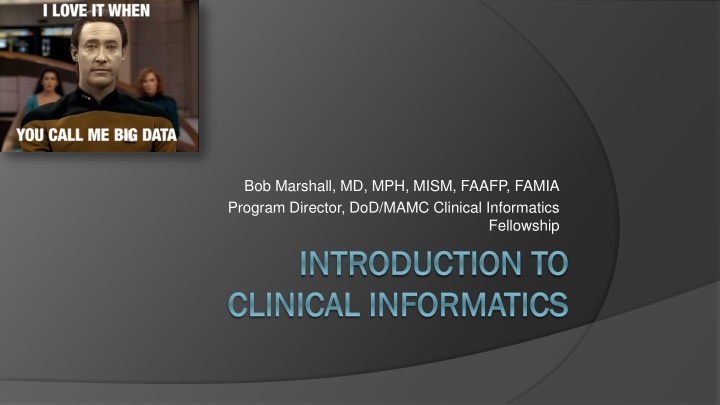 Introduction to Clinical Informatics: Definition, Areas, and History
