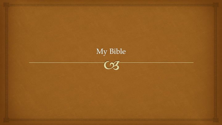 My Bible: A Comprehensive Worksheet Analysis
