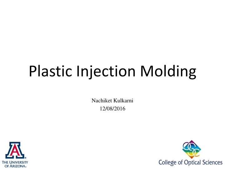 Plastic Injection Molding for Optical Components