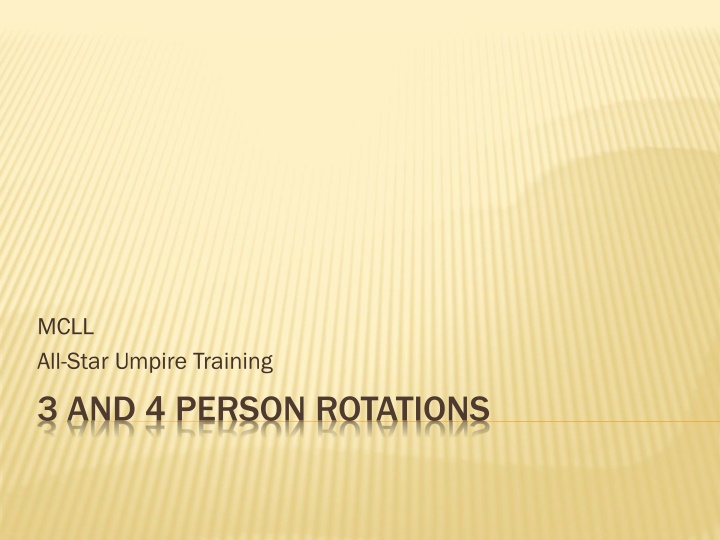 All-Star Umpire Training: Rotations and Field Coverage Tips