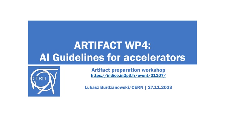 AI Guidelines for Accelerators: Workshop Summary