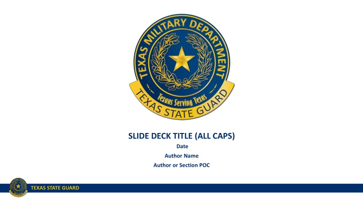 Texas State Guard Strategic Vision and Mission