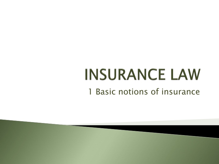 Key Concepts of Insurance