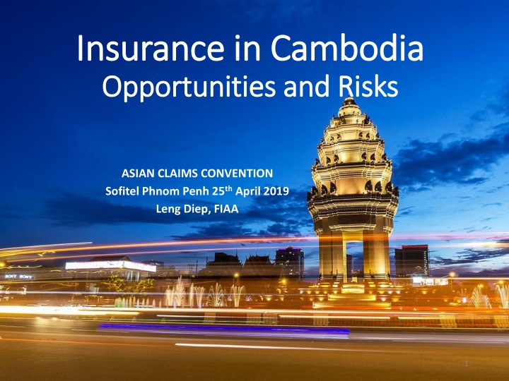 The Insurance Market in Cambodia