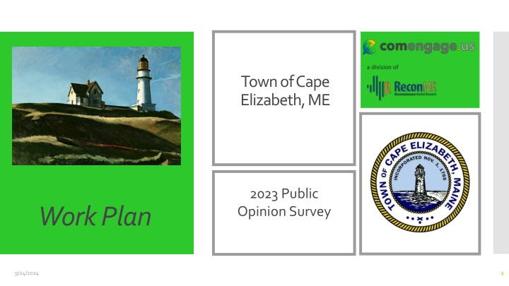 Public Opinion Survey Work Plan for Town of Cape Elizabeth, ME - 2023