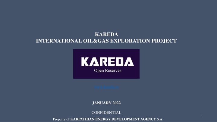 Kareda International Oil & Gas Exploration Project Overview