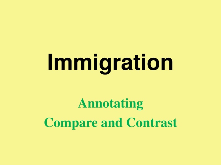 Immigration Trends from 1800-1880: Factors and Impacts