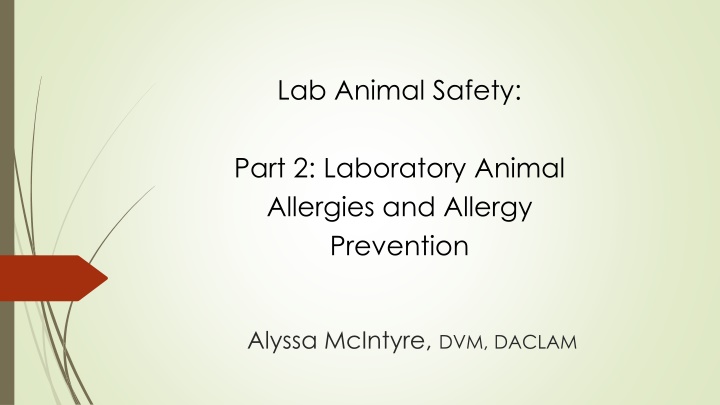 Laboratory Animal Allergies and Prevention